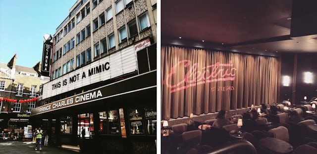 Prince Charles Cinema and Electric Cinema in London