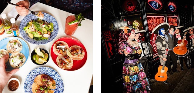 Food and entertainment at La Bodega Negra, London
