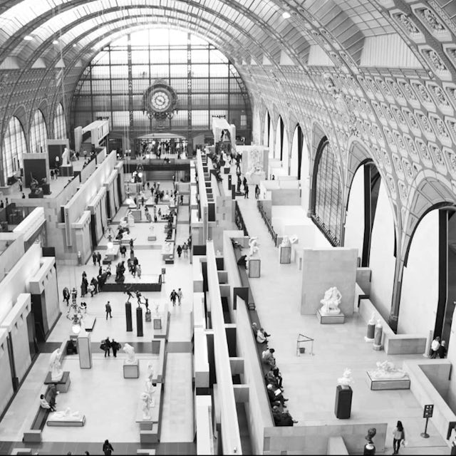 Inside the Musée d'Orsay, Paris