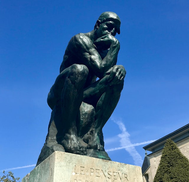 'The Thinker' sculpture by Rodin, Paris