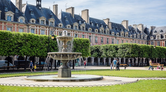 Place des Vosges in the Marais, Paris