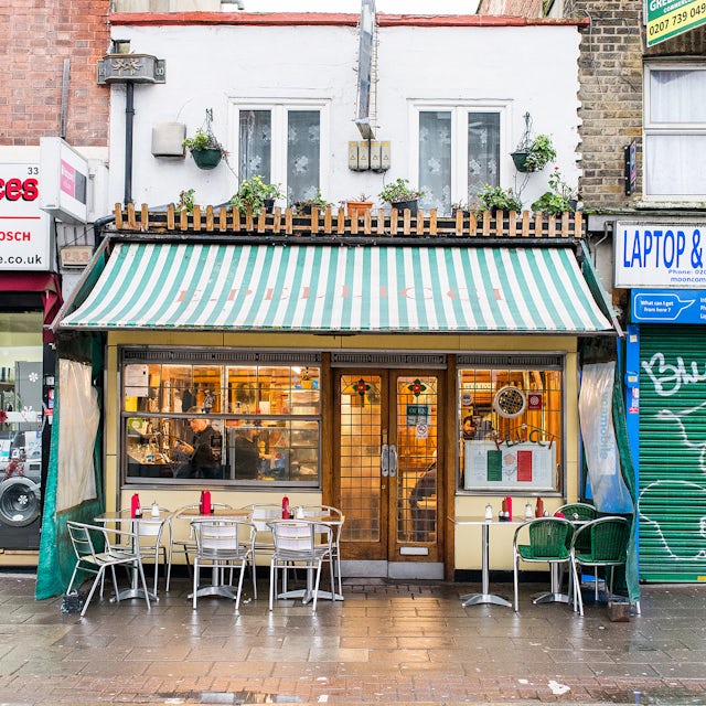 E. Pellicci shop front, London
