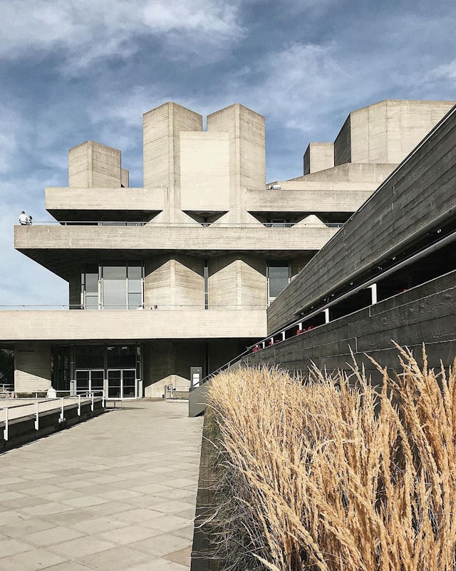 Exterior of the National Theatre, London @realrobbentley