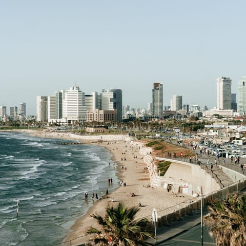 Soak up the fascinating culture and beautiful coastline of Tel Aviv