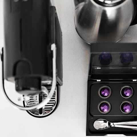 Unwind with a cup of coffee after a busy day of sightseeing