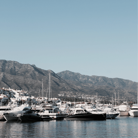 Make the 6km-journey over to Puerto Banús and wander the harbourfront