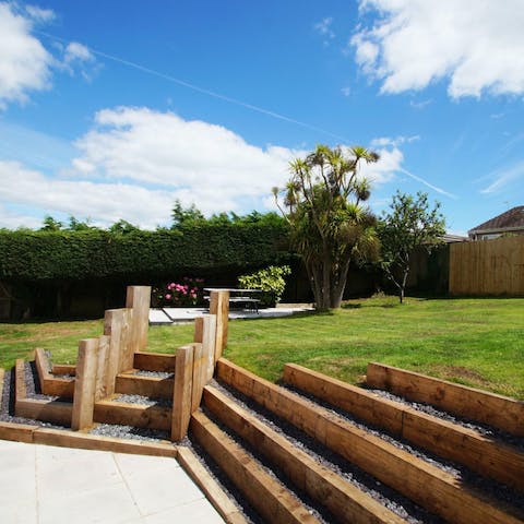 Enjoy the magic of outdoor living from the garden