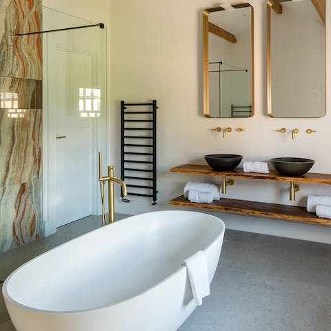 Make some 'me time' in luxury bathrooms