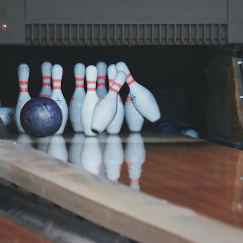 Bring the kids along for a game of bowling - we hope a strike is in the works