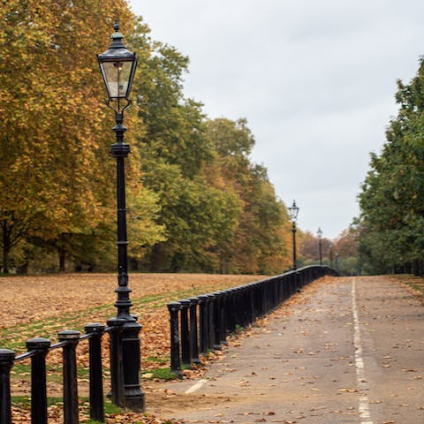 Grab a coffee to-go and go for a gentle walk through Hyde Park