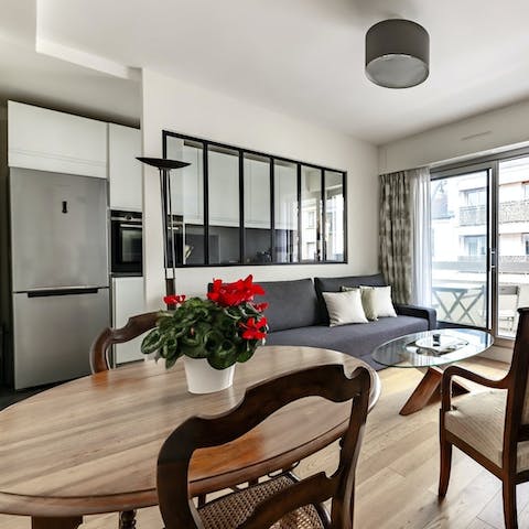 Make yourself at home in this cosy apartment