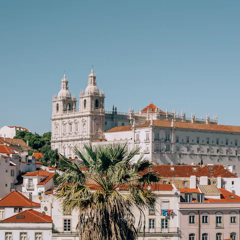 Stay in the heart of Lisbon's historic Alfama district – São Jorge Castle is a five-minute walk away