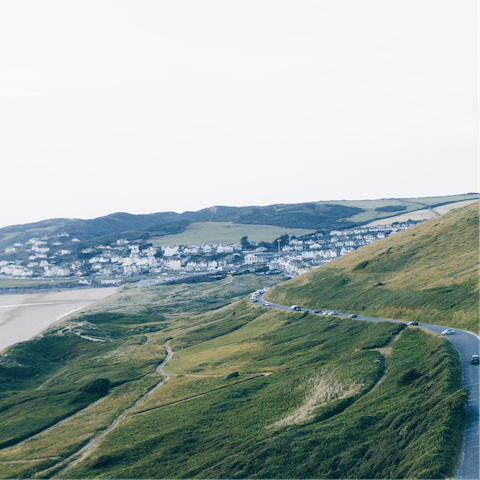 Explore the spectacular beauty of the north Devon coastline