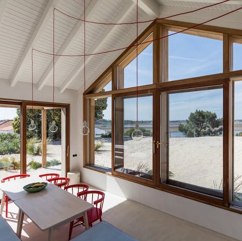 Soak up the sunlight outdoors and in thanks to the large windows
