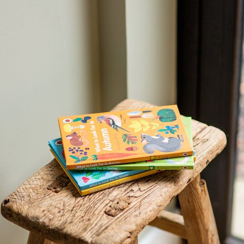Read the kids a bed time story from the selection of children's books