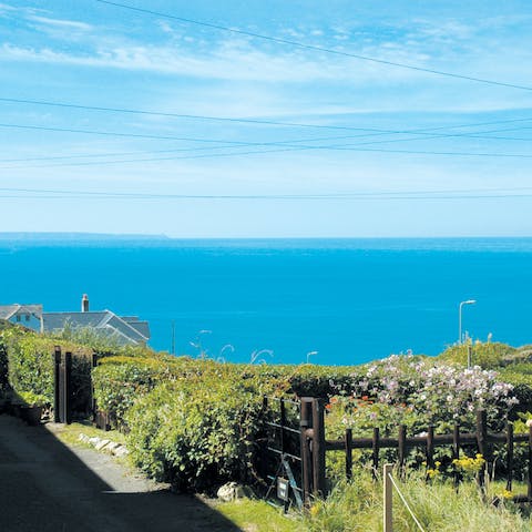 Pull on your walking boots and step out of your front door onto the South West Coastal Path