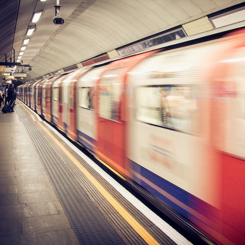Hop on the Northern or Victoria line to the centre of London