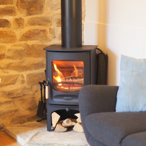 Light up the log-burner for a cosy night in with a tumbler of whisky