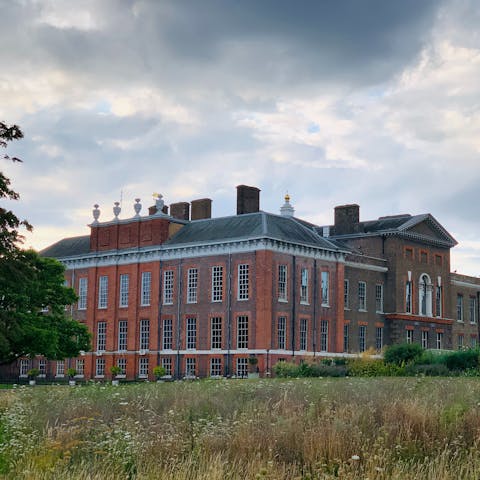 Visit Kensington Palace and Gardens, a short stroll away