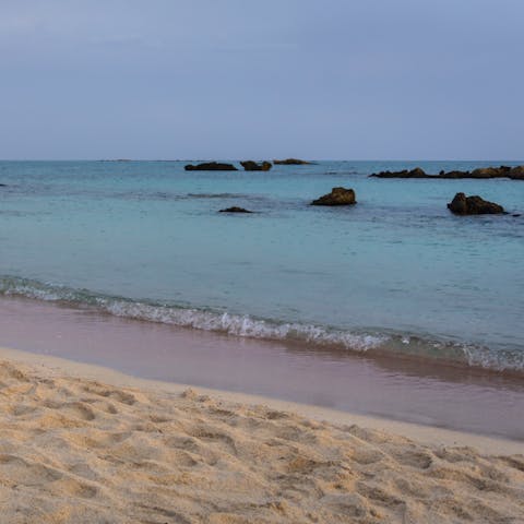 Explore the seaside resort village of Almyrida