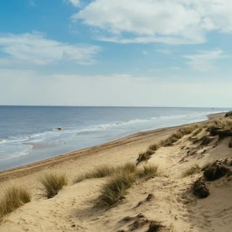 Discover Norfolk's sandy beaches – just half an hour away