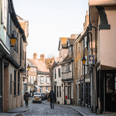 Explore the historic centre of Norwich