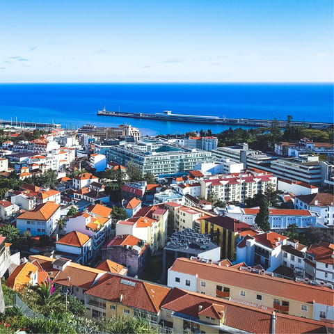 Take advantage of the excellent downtown location and explore vibrant Funchal