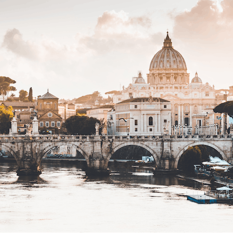 Stay in the heart of historic Rome 
