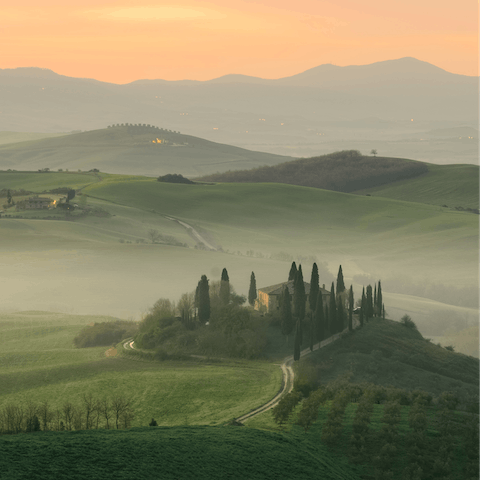 Get out and explore the hill towns of Tuscany