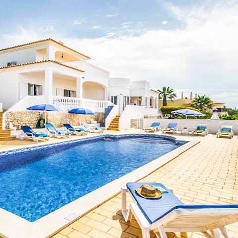 Lounge poolside and soak up the Portuguese sun