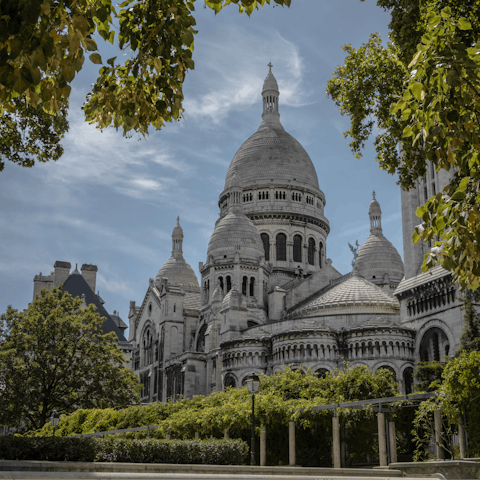 Hop on the metro and visit some of Paris' most famous landmarks – the iconic domes of Sacre-Coeur are forty minutes away
