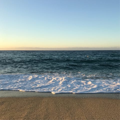 Hang out on San Vito lo Capo Beach, just 80 metres away