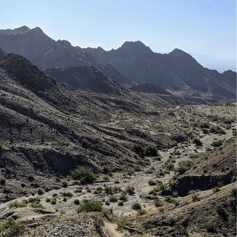 Hike in the rugged landscapes of Coachella Valley