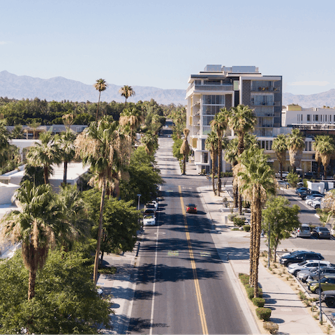 Explore downtown Palm Springs