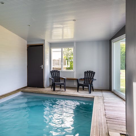 Feel a wonderful sense of wellbeing from the heated swimming pool