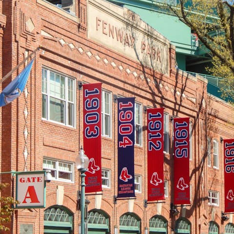 Watch the Red Sox play at Fenway Park, a ten-minute walk away