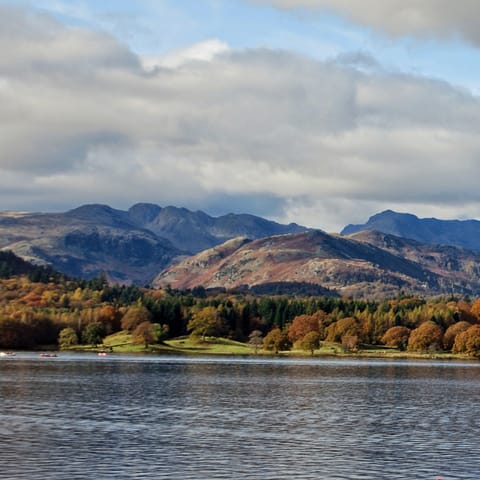 Breathe in the crisp country air and walk the trails around Lake Windermere