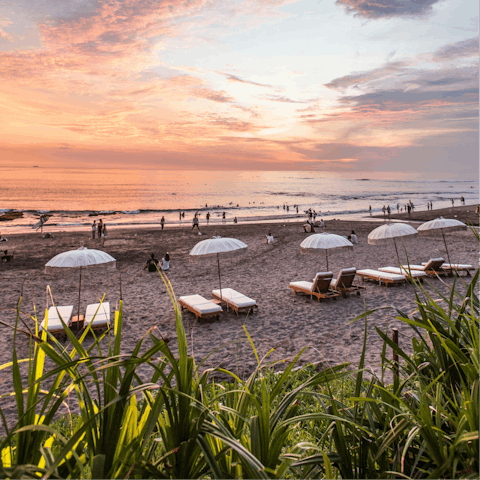 Pack a beach bag and explore the coast of Canggu