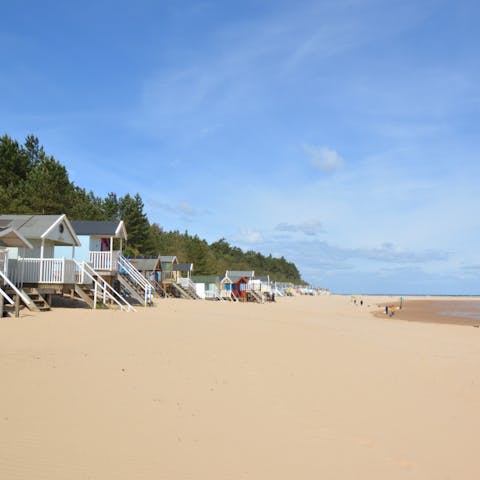 Drive twenty minutes and spend the day on the Norfolk coast