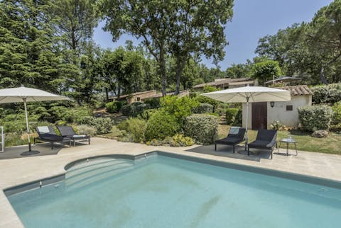 Soak up the French sun from in or beside the private pool
