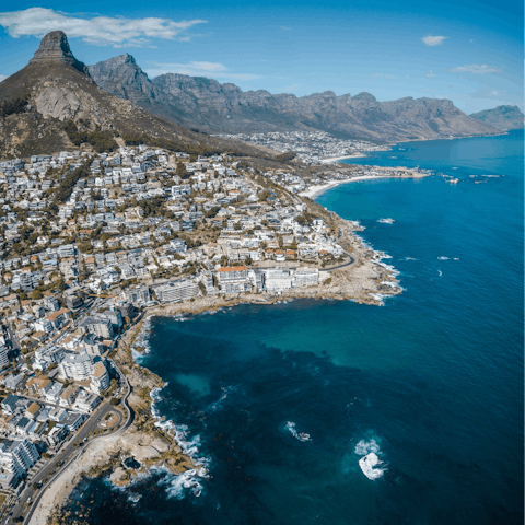 Explore Cape Town or visit the gorgeous Clifton and Camps Bay Beaches, a short drive away 