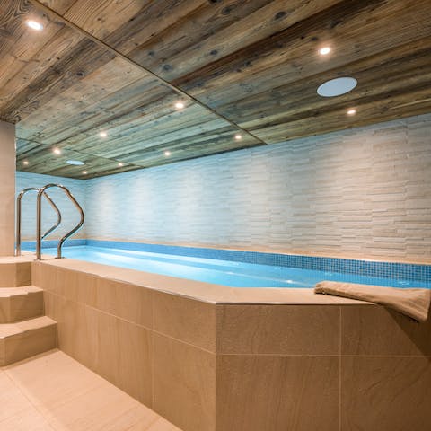 Escape the cold in an indoor pool
