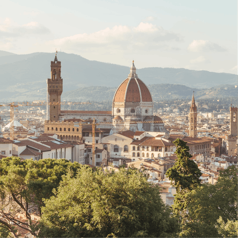 Take the minute's walk to the Basilica of Santa Croce