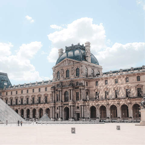 Hop on the Métro down to the Louvre Museum and its iconic works of art