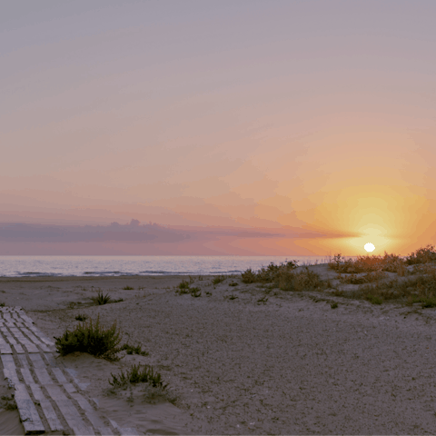 Enjoy the stunning beaches of southeast Sicily, many of which are just a short drive away 