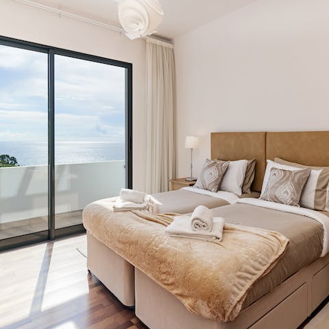 Enjoy balcony access from each of the serene and stylish bedrooms
