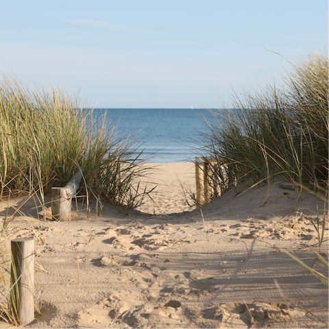 Pack up your bucket and spades for beach days – starting at Caister-on-Sea, just a ten-minute drive away