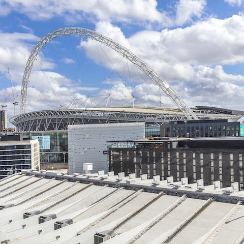 Catch a game under the arch at Wembley