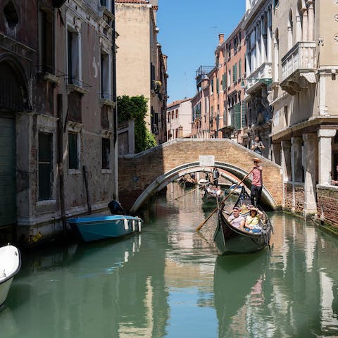 Take a gondola from Fondamente Nuove, just steps away