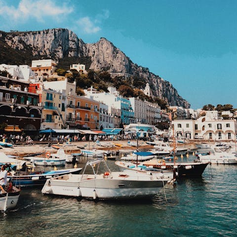 Wander the charming streets of Capri right on your doorstep